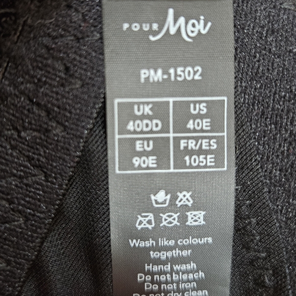 NWT Pour Moi Amour Underwired Non-Padded Bra Size 40DD - Picture 3 of 5